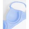 Fruit of The Loom Women’s 2-Pack Seamless Wire-Free Push-Up Bra – Soft, Comfortable & Supportive(Deja Blue/Grey Heather)