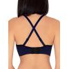 Fruit of The Loom Women’s 2-Pack Seamless Wire-Free Push-Up Bra – Soft, Comfortable & Supportive(Medevial Blue)