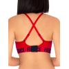 Fruit of The Loom Women’s 2-Pack Seamless Wire-Free Push-Up Bra – Soft, Comfortable & Supportive(Red Crantastic)