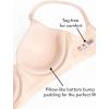 Fruit of The Loom Women’s 2-Pack Seamless Wire-Free Push-Up Bra – Soft, Comfortable & Supportive(White)