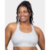 Fruit of The Loom Women’s Multi-Pack Tank Top Style Sports Bra(Skinny Strip/White/Grey Heather)