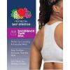 Fruit of The Loom Women’s Multi-Pack Tank Top Style Sports Bra(Skinny Strip/White/Grey Heather)
