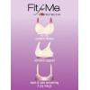 Fruit of The Loom Womens Plus Size Wireless Cotton Bra(Heather Grey/Black Hue)