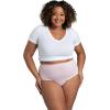 Fruit of the Loom Women’s Breathable Underwear, Moisture Wicking Keeps You Cool & Comfortable, Available in Plus Size(Micro Mesh – Plus Size Brief – 10 Pack – Colors May Vary)