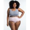Fruit of the Loom Women’s Breathable Underwear, Moisture Wicking Keeps You Cool & Comfortable, Available in Plus Size(Micro Mesh – Plus Size Brief – 10 Pack – Black/Blue/Purple)