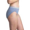 Fruit of the Loom Women’s Cotton Blend Hi Cut Brief(10 Pack – Colors May Vary)
