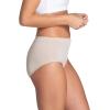 Fruit of the Loom Women’s Lightweight Microfiber Underwear, Smooth Under Clothes, Available in Plus Size(Brief – 6 Pack – Colors May Vary)