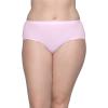 Fruit of the Loom Women’s Lightweight Microfiber Underwear, Smooth Under Clothes, Available in Plus Size(Plus Size Brief – 10 Pack – Black/White/Purple)
