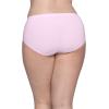 Fruit of the Loom Women’s Lightweight Microfiber Underwear, Smooth Under Clothes, Available in Plus Size(Plus Size Brief – 10 Pack – Black/White/Purple)