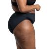 Fruit of the Loom Women’s Lightweight Microfiber Underwear, Smooth Under Clothes, Available in Plus Size(Plus Size Hi Cut – 10 Pack – Black/White/Purple)
