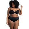 Fruit of the Loom Women’s Lightweight Microfiber Underwear, Smooth Under Clothes, Available in Plus Size(Plus Size Hi Cut – 10 Pack – Black/White/Purple)