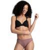 Fruit of the Loom Women’s Lightweight Microfiber Underwear, Smooth Under Clothes, Available in Plus Size(Ribbed Bikini – 6 Pack – Colors May Vary)