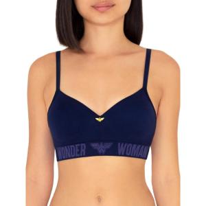 Fruit of The Loom Women’s 2-Pack Seamless Wire-Free Push-Up Bra – Soft, Comfortable & Supportive(Medevial Blue)