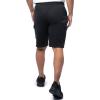Fruit of the Loom Men’s Fleece Cargo Shorts(Black)