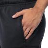 Fruit of the Loom Men’s Fleece Cargo Shorts(Black)