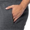 Fruit of the Loom Men’s Fleece Cargo Shorts(Black Heather)
