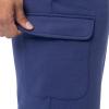 Fruit of the Loom Men’s Fleece Cargo Shorts(Deep Cobalt)
