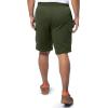 Fruit of the Loom Men’s Fleece Cargo Shorts(Duffle Bag Green)