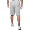 Fruit of the Loom Men’s Fleece Cargo Shorts(Light Grey Heather)