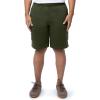 Fruit of the Loom Men’s Fleece Cargo Shorts(Duffle Bag Green)