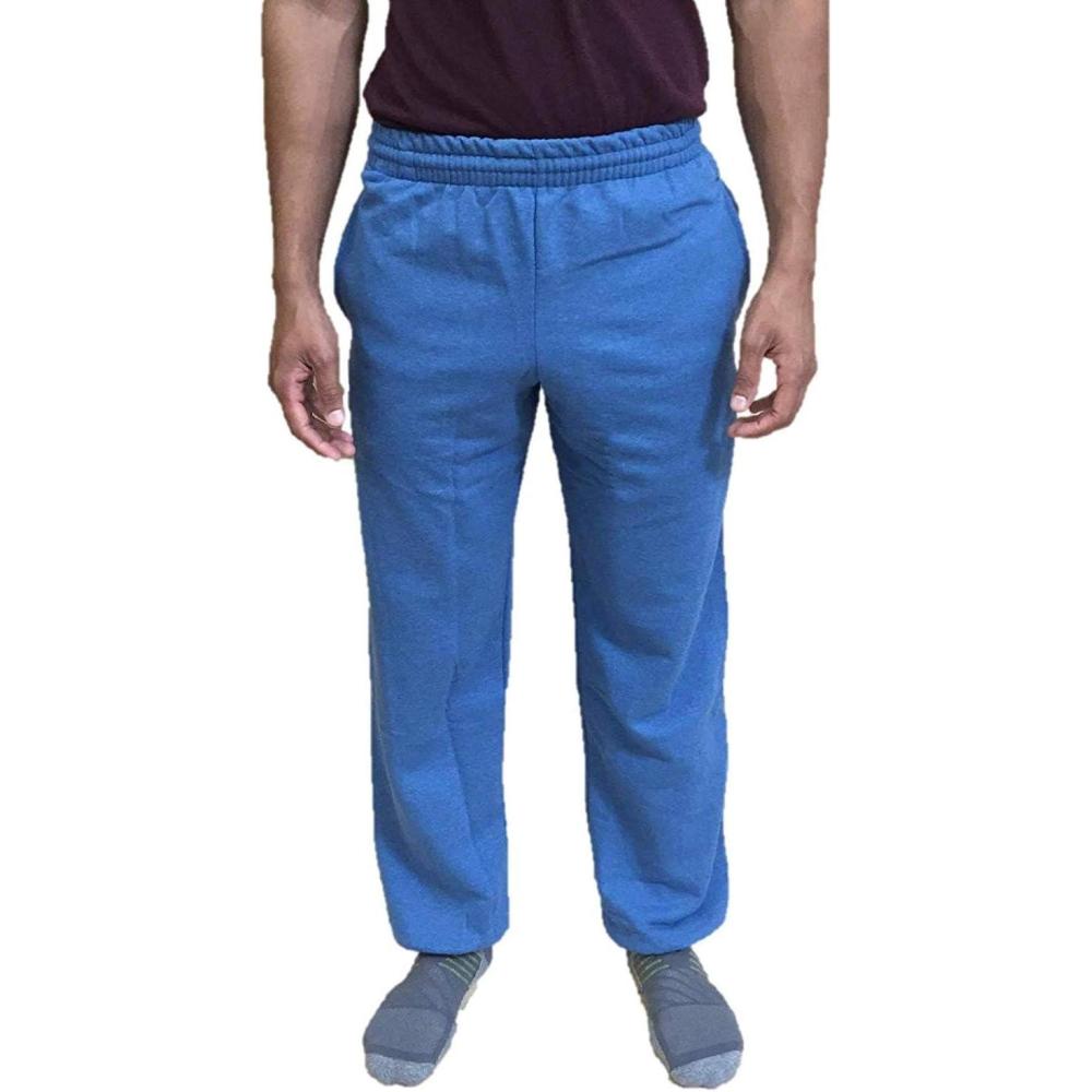 image:imageFruit of The Loom Eversoft Fleece Joggers with Pockets Relaxed Fit Moisture Wicking Breathable Tapered SweatpantsBlue My Mind