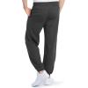 Fruit of The Loom Eversoft Fleece Joggers with Pockets, Relaxed Fit, Moisture Wicking, Breathable, Tapered Sweatpants(Cotton Blend – Black Heather)