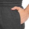 Fruit of The Loom Eversoft Fleece Joggers with Pockets, Relaxed Fit, Moisture Wicking, Breathable, Tapered Sweatpants(Cotton Blend – Black Heather)