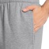 Fruit of The Loom Eversoft Fleece Joggers with Pockets, Relaxed Fit, Moisture Wicking, Breathable, Tapered Sweatpants(Cotton Blend – Grey Heather)
