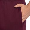 Fruit of The Loom Eversoft Fleece Joggers with Pockets, Relaxed Fit, Moisture Wicking, Breathable, Tapered Sweatpants(Maroon)
