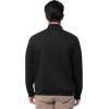 Fruit of the Loom Men’s Fleece Quarter-Zip Pullover Sweatshirt(Black)