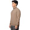 Fruit of the Loom Men’s Fleece Quarter-Zip Pullover Sweatshirt(Brown Heather)