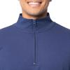 Fruit of the Loom Men’s Fleece Quarter-Zip Pullover Sweatshirt(Deep Cobalt)