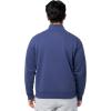 Fruit of the Loom Men’s Fleece Quarter-Zip Pullover Sweatshirt(Deep Cobalt)