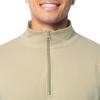 Fruit of the Loom Men’s Fleece Quarter-Zip Pullover Sweatshirt(Eucalyptus)