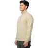 Fruit of the Loom Men’s Fleece Quarter-Zip Pullover Sweatshirt(Eucalyptus)