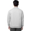 Fruit of the Loom Men’s Fleece Quarter-Zip Pullover Sweatshirt(Light Grey Heather)