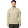 Fruit of the Loom Men’s Fleece Quarter-Zip Pullover Sweatshirt(Eucalyptus)