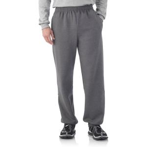 Fruit of The Loom Eversoft Fleece Joggers with Pockets, Relaxed Fit, Moisture Wicking, Breathable, Tapered Sweatpants(Charcoal Heather)