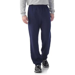 Fruit of The Loom Eversoft Fleece Joggers with Pockets, Relaxed Fit, Moisture Wicking, Breathable, Tapered Sweatpants(J.navy)