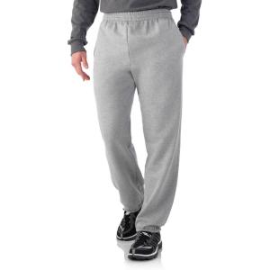 Fruit of The Loom Eversoft Fleece Joggers with Pockets, Relaxed Fit, Moisture Wicking, Breathable, Tapered Sweatpants(Steel Grey)
