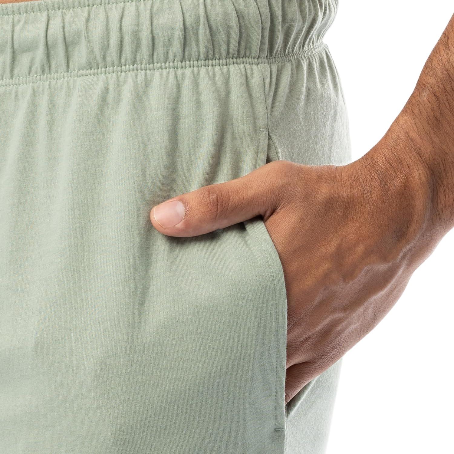 image:imageFruit of the Loom Mens Jersey Knit Pajama Sleep SetGreen