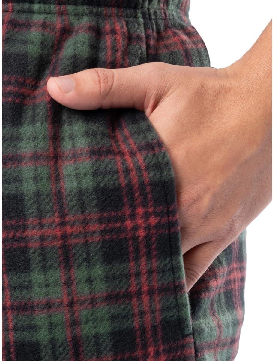 image:imageFruit of the Loom Mens Soft Flannel Pajama Lounge Sleep PantGreen
