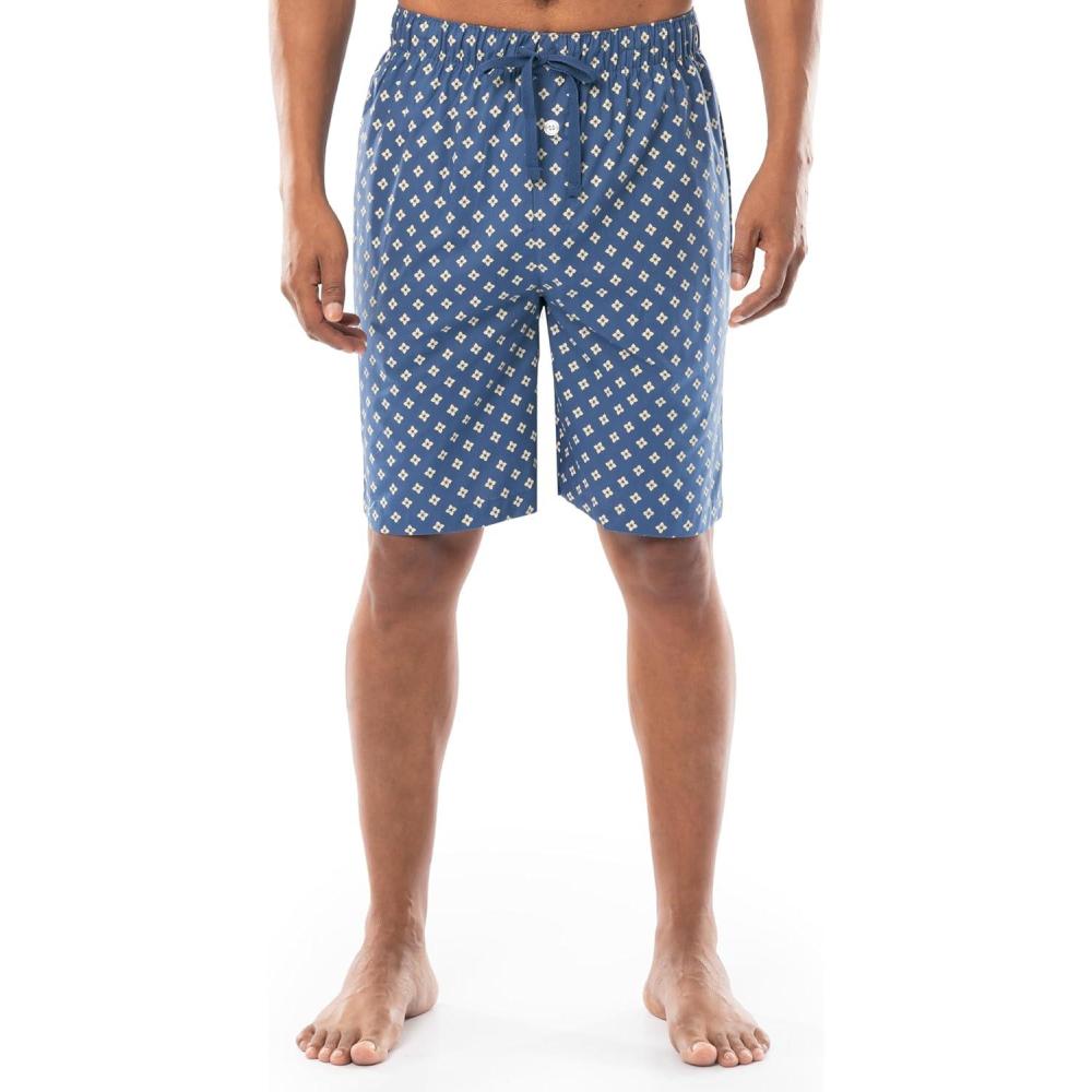 image:imageFruit of the Loom Mens Extra Soft Woven Poplin Sleep ShortsRegatta Blue