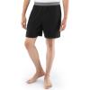 Fruit of the Loom Men’s 360 Stretch Short Sleeve Shirt and Shorts Pajama Sleep Set(Black)