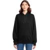 Fruit of the Loom Men’s Eversoft Fleece Pullover Hooded Sweatshirt, Moisture Wicking & Breathable(Black Pullover)
