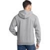 Fruit of the Loom Men’s Eversoft Fleece Pullover Hooded Sweatshirt, Moisture Wicking & Breathable(Grey Heather Pullover)