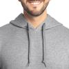 Fruit of the Loom Men’s Eversoft Fleece Pullover Hooded Sweatshirt, Moisture Wicking & Breathable(Grey Heather Pullover)