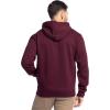 Fruit of the Loom Men’s Eversoft Fleece Pullover Hooded Sweatshirt, Moisture Wicking & Breathable(Maroon Pullover)