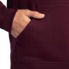 Fruit of the Loom Men’s Eversoft Fleece Pullover Hooded Sweatshirt, Moisture Wicking & Breathable(Maroon Pullover)
