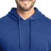 Fruit of the Loom Men’s Eversoft Fleece Pullover Hooded Sweatshirt, Moisture Wicking & Breathable(Mellow Blue)
